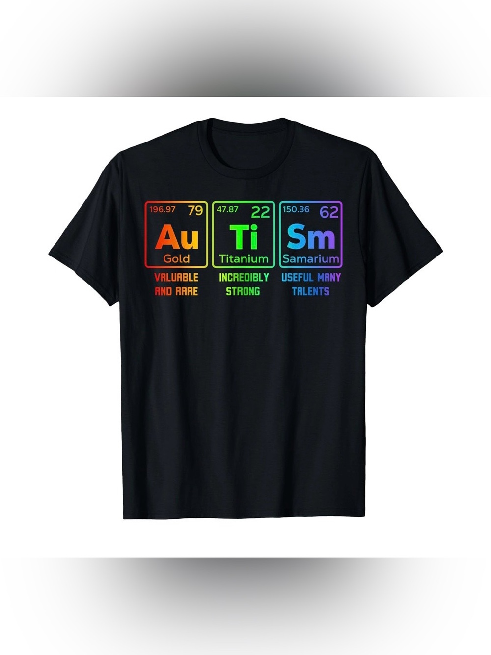 T-shirt Au Ti Sm Periodic Table Graphic Tee